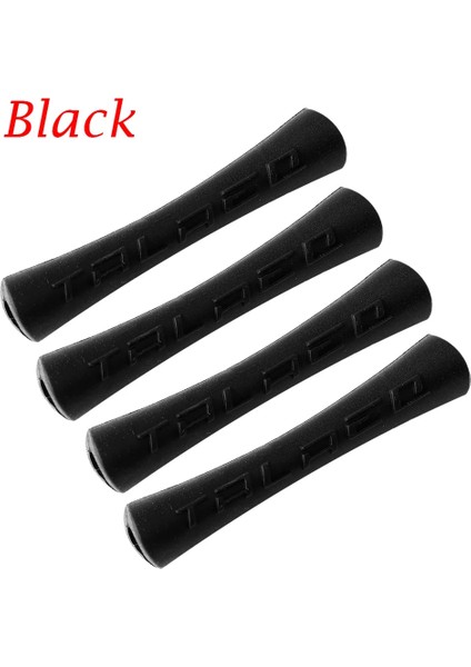 4 Adet Siyah Stil Ultralight Tpr Kauçuk Bisiklet Kablo Kılavuzları Silikon Hat Koruyucu Ultralight Çerçeve Koruyucu Frenler Vites Aksesuarları (Yurt Dışından)