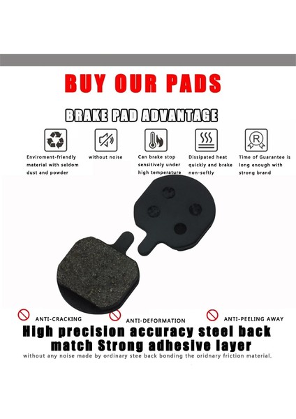 4 Çift Tarzı 4 Çift Bisiklet Disk Fren Balatası Hayes Sole Mx2 Mx3 Mx4 Mx5 Gcx Gx2 Yarı Metal Mtb Bisiklet Bisiklet Aksesuarları (Yurt Dışından)