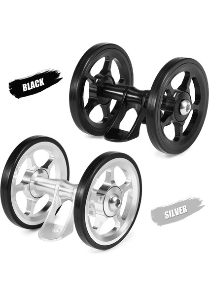 Gümüş Tarzı Alüminyum Alaşımlı Bisiklet Çift Silindirli Arka Tekerlekler Brompton Katlanır Bisiklet Için Değiştirme Arka Çamurluk Bisiklet Aksesuarları (Yurt Dışından) fiyatları