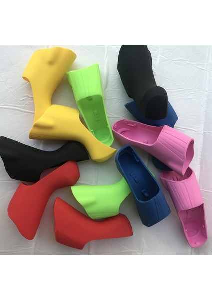 Yeşil Stil Yol Bisikleti Vites Fren Kolu Kapağı Bisiklet Vites Değiştirme Kiti Silikon Kılıf St R8000 R7000 (Yurt Dışından) modelleri