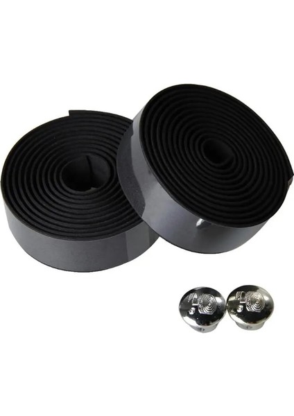 Siyah Stil 2 Adet Bisiklet Gidon Yüksek Yoğunluklu Bant Direksiyon Kılıfı Yol Bisikleti Bisiklet Kolu Kaymaz Kemer Kauçuk Bisiklet Aksesuarları (Yurt Dışından)