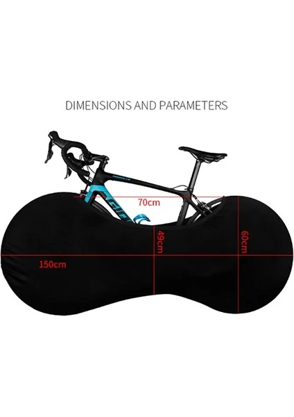 Renkli Mor Stil Bisiklet Koruyucu Kapak Mtb Yol Bisikleti Koruyucu Dişli Anti-Toz Tekerlekler Çerçeve Kapak Çizilmeye Dayanıklı Saklama Çantası Bisiklet Aksesuarları (Yurt Dışından) indirimleri
