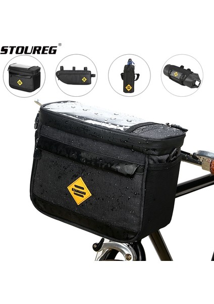 92013 Siyah Stil Bisiklet Çantası Su Geçirmez Bisiklet Üst Ön Tüp Çerçeve Çanta Mtb Yol Bisikleti Pannier Siyah Bisiklet Aksesuarları (Yurt Dışından) fiyatları