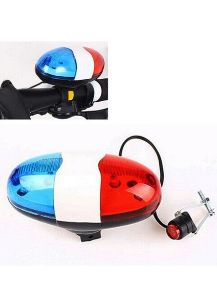 Bir Stil 6 LED Bisiklet Işık Elektronik Korna 4 Ton Sesler Bisikletler Çan Polis Siren Trompet Çocuk Scooter Bisiklet Aksesuarları (Yurt Dışından) modelleri