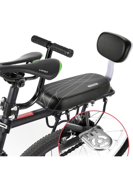 Bisiklet Ayaklık Stili Bisiklet Arka Koltuk Bisiklet Bisikleti Mtb Pu Deri Yumuşak Yastık Arka Raf Koltuğu Çocuk Koltuğu W Arkalık Eyer Dağ Bisikleti Selesi (Yurt Dışından)