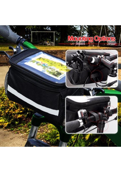 C Stili Bisiklet Bisiklet Bisiklet Ön Sepet Üst Çerçeve Gidon Çantası Pannier Kılıfı Outdoor (Yurt Dışından) indirimleri