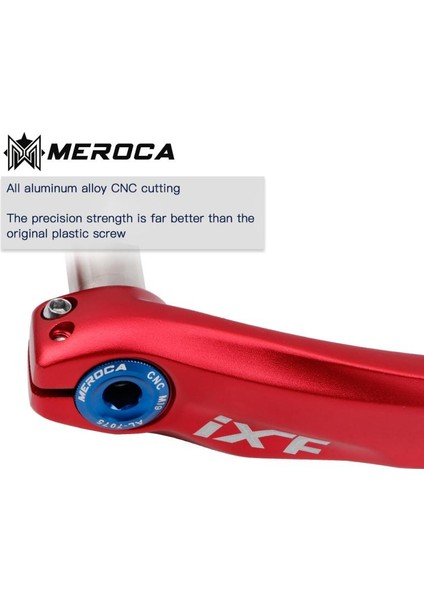 M19 Kırmızı Stil Yeni Alüminyum Alaşımlı Dağ Bisikleti Renk Krank Kapağı Krank Vidası Himano Ixf M19 Bisiklet Krank Aynakol Için Uyumlu (Yurt Dışından) fırsatları