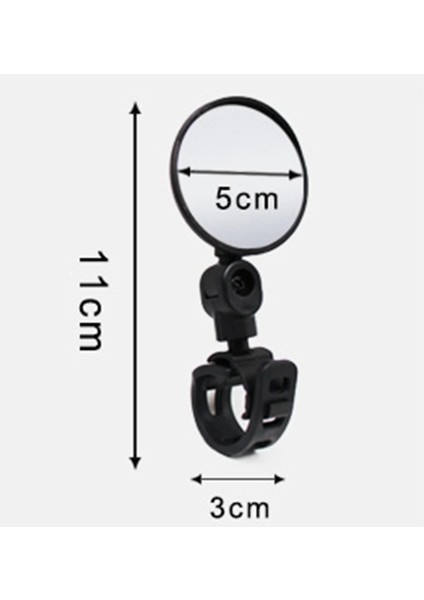 5cm Tarzı 1 Adet Evrensel Bisiklet Dikiz Gidon Aynaları Bisiklet Dikiz Aynası Ayarlanabilir Mtb Bisiklet Silikon Kolu Dikiz Aynası (Yurt Dışından)