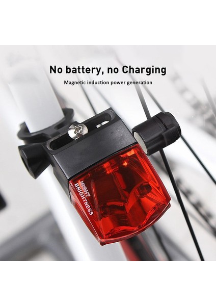 No.2 Tarzı Manyetik Olarak Üretilen Elektrik Bisiklet Işığı Manyetik Indüksiyon Bisiklet Lambası Su Geçirmez LED Bisiklet Arka Lambası Bisiklet Aksesuarları (Yurt Dışından) modelleri