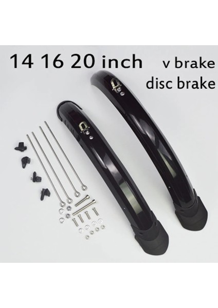 16 Inç Disk Fren Stili Katlanır Bisiklet Çamurluk F Dahon V Fren Diski Fren Bisiklet Çamurluk Ön Arka Çamurluk Katlanır Bisiklet Kanadı (Yurt Dışından)