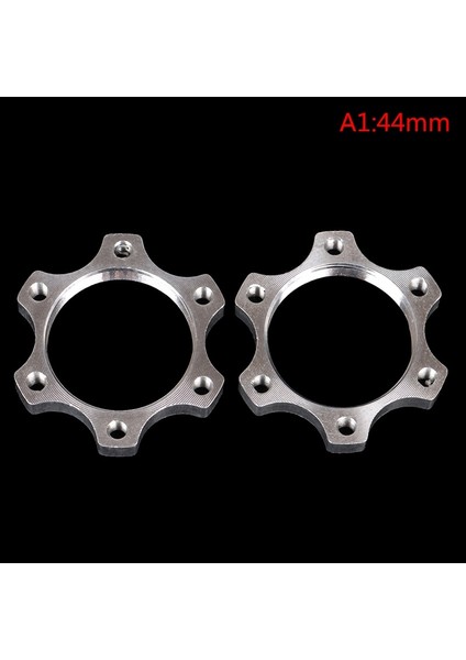A1 Stili 2 Adet Bisiklet Bisiklet Filibir Dişli Hub Disk Disk Fren Rotor 6 Cıvata Flanş Adaptörü (Yurt Dışından)