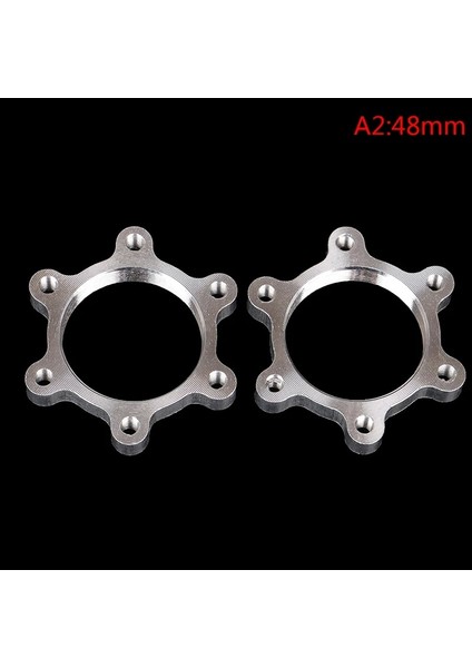 A1 Stili 2 Adet Bisiklet Bisiklet Filibir Dişli Hub Disk Disk Fren Rotor 6 Cıvata Flanş Adaptörü (Yurt Dışından)