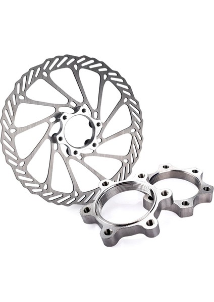 A1 Stili 2 Adet Bisiklet Bisiklet Filibir Dişli Hub Disk Disk Fren Rotor 6 Cıvata Flanş Adaptörü (Yurt Dışından)