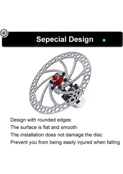 1 Adet 180MM Siyah Stil Snaıl Disk Fren Rotoru Mtb Bisiklet Yüzer Rotor Isı Yayımı mm Paslanmaz Çelik Rotor mm Bisiklet Aksesuarları (Yurt Dışından) indirimleri