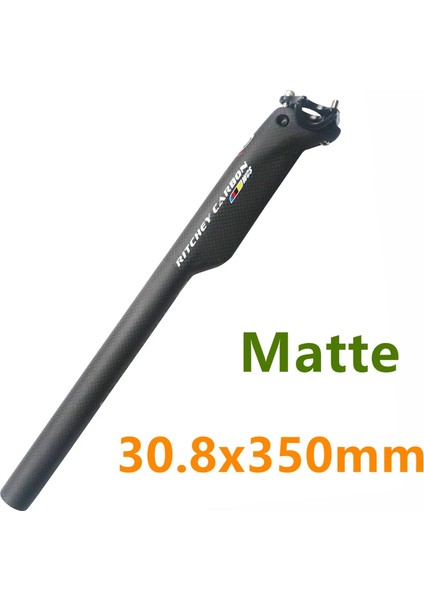 Mat 30.8X350MM Stili Yüksek Mukavemetli Karbon Fiber Seatpost Koltuktan Sonra Yol Bisiklet Seatpost Koltuk Tüpü Çubuk Karbon Seatpost Koltuk Tüpü (Yurt Dışından)