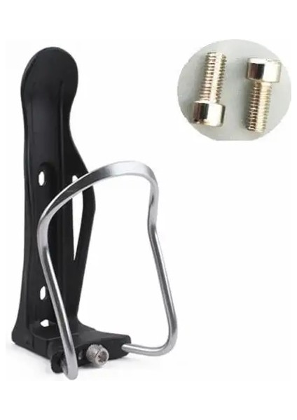 Gümüş Tarzı Bisiklet Şişe Kafesi Dağ Bisikleti Alüminyum Alaşımlı Ayarlanabilir Su Bardağı Tutucu Içecek Tutucu Sürme Ekipmanları Aksesuarları (Yurt Dışından)