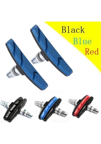 03 Kırmızı Stil 1 Pairs Dayanıklı Bisiklet Sessiz Fren Balataları Bisiklet V Fren Tutucu Balataları Ayakkabı Blokları Uzun Ömürlü Performans Için Lastik Ped 2021 (Yurt Dışından) modelleri