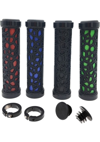 Mavi Stil Çift Kilitli Bisiklet Sapları Dağ Bisikleti Gidonları Için Bisiklet Gidonu Sapları Mtb Kilitleme Biter Fixie Bmx (Yurt Dışından) fırsatları