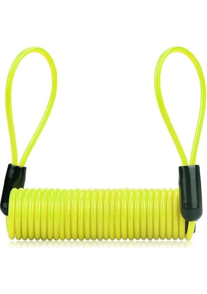 Sarı Hatırlatma Ipi Stili Hırsızlığa Karşı Kilit Bisiklet Scooter Disk Fren Kilidi Tekerlekler Disk Frenler Kilit Hatırlatma Çelik Kablo Motosiklet Bisiklet Hırsızlığı Koruması (Yurt Dışından)