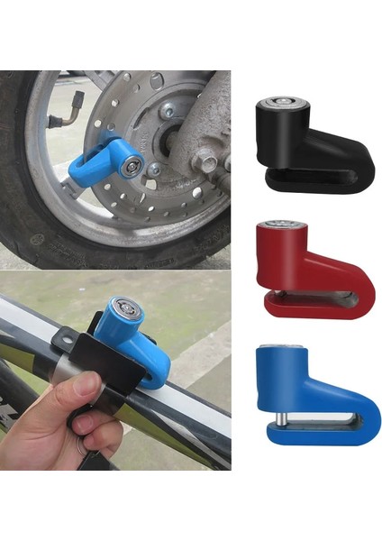 Sarı Hatırlatma Ipi Stili Hırsızlığa Karşı Kilit Bisiklet Scooter Disk Fren Kilidi Tekerlekler Disk Frenler Kilit Hatırlatma Çelik Kablo Motosiklet Bisiklet Hırsızlığı Koruması (Yurt Dışından)