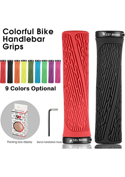 D Sarı Stil Yumuşak Kauçuk Bisiklet Sapları Bmx Mtb Yol Bisikleti Grockproof Kaymaz Gidon Kapağı Ergonomik Bisiklet Gidon Aksesuarları (Yurt Dışından)