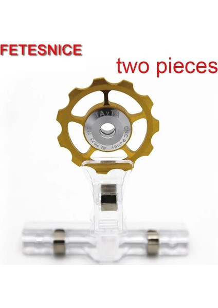 Gümüş Tarzı T Ultralight Mtb Alüminyum Bisiklet Rulman Jokey Tekerlek Arka Attırıcı Kasnaklar Bisiklet Kılavuz Tekerlek Açık Bisiklet Parçaları (Yurt Dışından) indirimleri