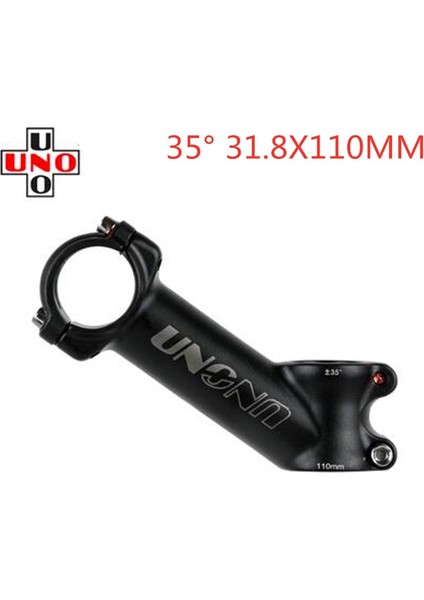Küçük 31 8-110MM Stili Uno 35 Derece Yükseltici Tüp Dağ Bisikleti Yol Bisikleti Stemm'nin Pozitif ve Negatif Açısı (Yurt Dışından)