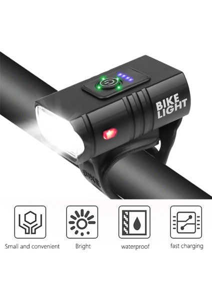 B Tarzı T6 10W LED Bisiklet Işık USB Şarj Edilebilir Dağ Yol Bisikleti Ön Lamba El Feneri 800LM Bisiklet Aksesuarları Luz Bicicleta (Yurt Dışından)