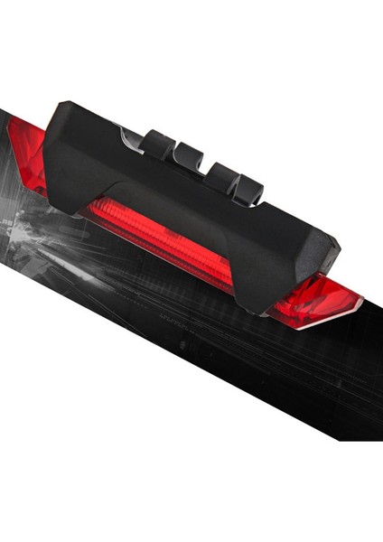 No.1 Tarzı LED Kuyruk Lambası Güvenlik Uyarı Işığı USB Şarj Edilebilir Dağ Bisikleti Bisiklet Işığı Bisiklet Su Geçirmez Arka Kuyruk Lambası Aksesuarları (Yurt Dışından)