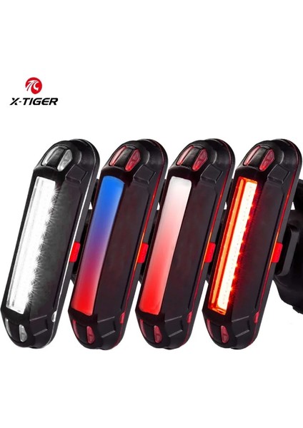 Lacivert Tarzı X-Tıger Bisiklet El Feneri Bisiklet Kuyruk Işık Ipx5 Su Geçirmez 500MAH Mtb Bisiklet Arka Işık USB Cob Lambalı 5 Mod Şarj (Yurt Dışından) fiyatları