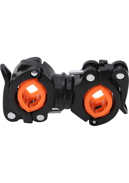 Turuncu Tarzı Flaş Torch Tutucu Bisiklet LED El Feneri Braketi Ön Işık Klipsi Kelepçe Fener Bisiklet Aksesuarları (Yurt Dışından)