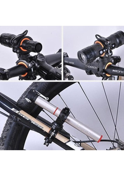 Turuncu Tarzı Flaş Torch Tutucu Bisiklet LED El Feneri Braketi Ön Işık Klipsi Kelepçe Fener Bisiklet Aksesuarları (Yurt Dışından) fiyatları