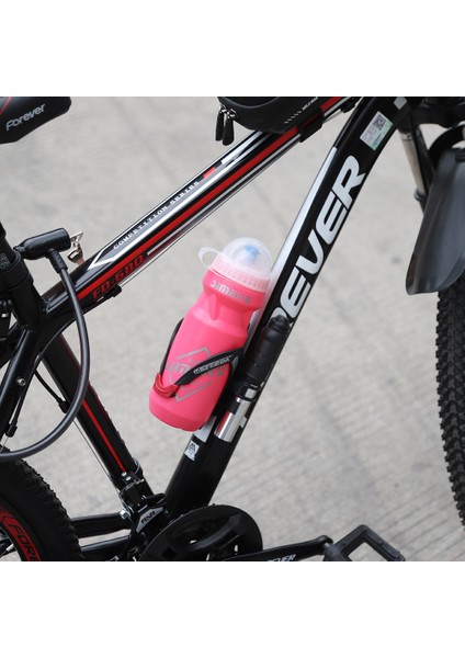 Raf Tarzı Pembe 610ML Bisiklet Sıkma Su Şişesi Açık Mtb Bisiklet Su Isıtıcısı Su Şişesi Tutucu Kafes Vidaları Set Sızdırmaz Fincan Bisiklet Aksesuarları (Yurt Dışından) fırsatları