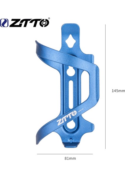 Mavi Stil Bisiklet Şişe Kafesleri Bisiklet Bisiklet Alüminyum Alaşımlı Hafif Içecek Su Şişesi Rafı Sürme Renkli Su Isıtıcısı Tutucu Braketi (Yurt Dışından)