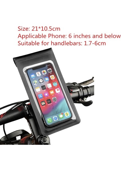 Stil 2 Stil Bisiklet Telefon Tutacağı Su Geçirmez Motosiklet Telefonu Çanta Kılıfı Dokunmatik Ekran Bisiklet Telefonu Montaj Desteği iphone Samsung Için (Yurt Dışından)
