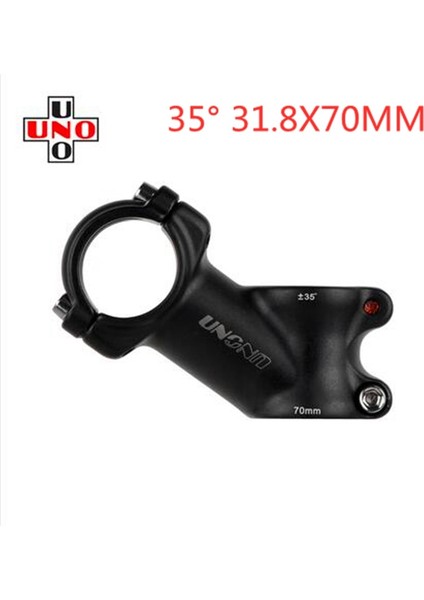 Küçük 31 8-70MM Stili Uno 35 Derece Yükseltici Tüp Dağ Bisikleti Yol Bisikleti Stemm'nin Pozitif ve Negatif Açısı (Yurt Dışından)