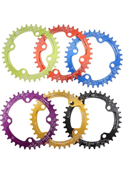 Yağlı Stil 46T Snaıl Aynakol 104BCD Yuvarlak T Diş Dar Geniş Ultralight Mtb Dağ Bisikleti 104 Bcd Zincir Halkası (Yurt Dışından)