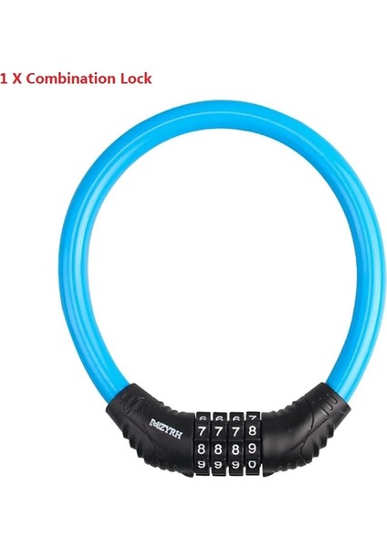 Mavi Stil Bisiklet Aksesuarları Bicicleta Bisiklet Kilidi Hırsızlığa Karşı Disk Frenler Xiaomi M365 Kaykay Tekerlekleri Çelik Telli Kick Scooter (Yurt Dışından)