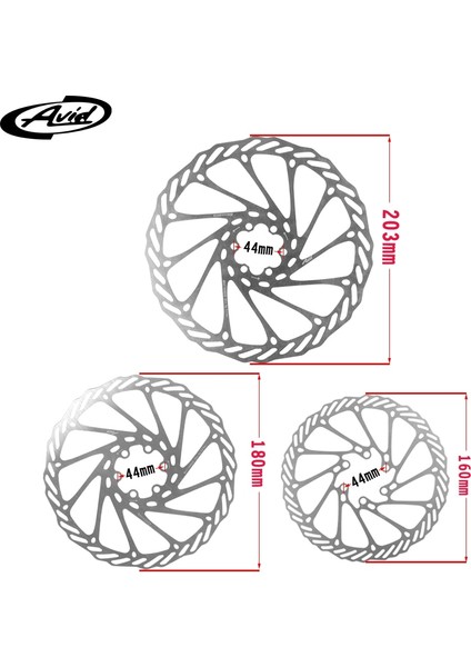 1 Çift 203MM Stil 1 Parça Avıd G3 Bisiklet Rotorları Dağ Bisikleti Yol Mtb Disk Frenler Vidalı Rotor Hidrolik Disk Fren Aracı (Yurt Dışından)