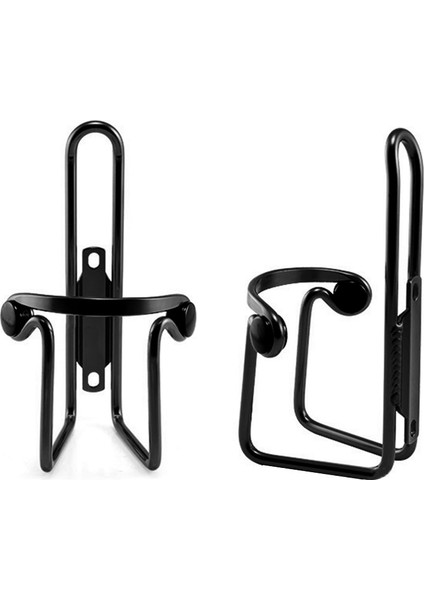 Siyah Stil Bisiklet Bisiklet Bisiklet Içecek Için Alüminyum Su Şişesi Kafes Tutucu Braket Rafı (Yurt Dışından)