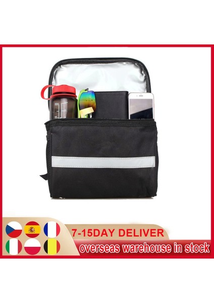 Mavi Stil Çok Işlevli Bisiklet Ön Gidon Çantası Bisiklet Çerçevesi Pannier Organizatör Kılıfı Mtb Su Geçirmez Telefon Çantaları Taşınabilir Omuz Çantası (Yurt Dışından) fiyatları