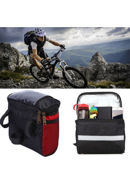 Mavi Stil Çok Işlevli Bisiklet Ön Gidon Çantası Bisiklet Çerçevesi Pannier Organizatör Kılıfı Mtb Su Geçirmez Telefon Çantaları Taşınabilir Omuz Çantası (Yurt Dışından) modelleri