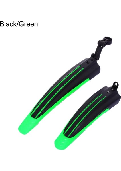 Siyah Yeşil Stil Çift Bisiklet Çamurluklar Dağ Yol Bisikleti Renkli Reçine Çamurluk Ön Arka Mtb Çamurluk Kanatları Bisiklet Aksesuarı Için (Yurt Dışından)