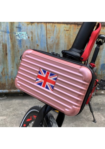 No.4 Tarzı Sabit Braketli Bromptonbirdy Için Katlanır Bisiklet Sert Kabuk Çanta Şık Saklama Çantası Bireysel Dekorasyon (Yurt Dışından)