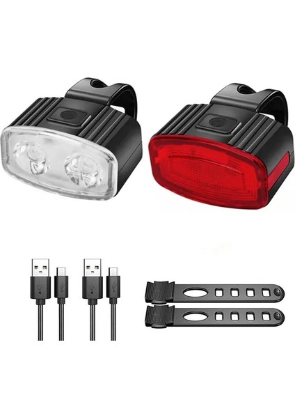 Kırmızı Stil 350MAH USB Mtb Yol Bisikleti Far 6 Modu 230MAH Şarj Edilebilir Bisiklet Arka Lambası LED Bisiklet Ön Işık Kafa Lambası Aksesuarları (Yurt Dışından) fiyatları