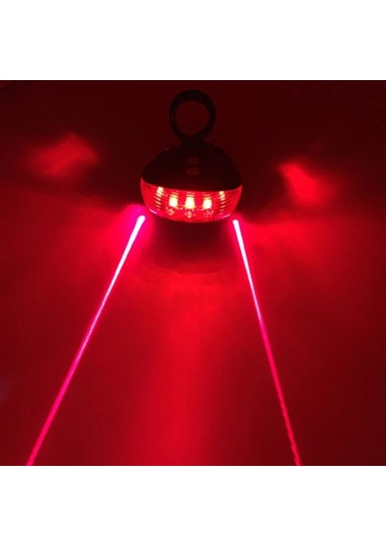 No.1 Tarzı LED Bisiklet Arka Lambası 5 Led+2 Lazer Bisiklet Işığı Gece Güvenlik Uyarı Işıkları Dağ Bisikleti Arka Işığı Bisiklet Kuyruk Lambaları (Yurt Dışından) fırsatları