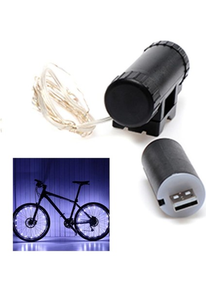 No.4 Tarzı Bisiklet Aksesuarları Eğlence Bisiklet Işıkları 20 LED Bisiklet Bisiklet Bisiklet Jantı Tekerlek Işıkları Açık Kapalı Flaş Spoke Işık Dizisi (Yurt Dışından)
