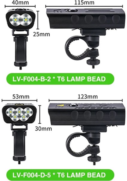 Boynuz Tarzı Bisiklet Işığı Boynuzlu Kuyruk Işıklı Bisiklet Işığı Bisiklet Işığı Bisiklet Aksesuarı Lümen Far 5t6 Mah Mtb Far Su Geçirmez (Yurt Dışından)