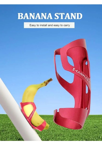 Siyah Stil Bisiklet Muz Bardak Tutucu Yüksek Li Alüminyum Alaşımlı Malzeme Bisiklet Motosiklet Su Şişesi Standı Bisiklet Aksesuarları Keyifli (Yurt Dışından) modelleri