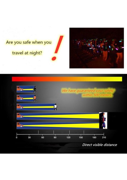Sarı Stil Gece Sporları Koşu Işığı Yansıtıcı Güvenlik Yanıp Sönen Kemer Kol Kayışı Gece Bisikletçiliği Koşu LED Kol Bandı Işığı Doğa Sporları Bilezik (Yurt Dışından)